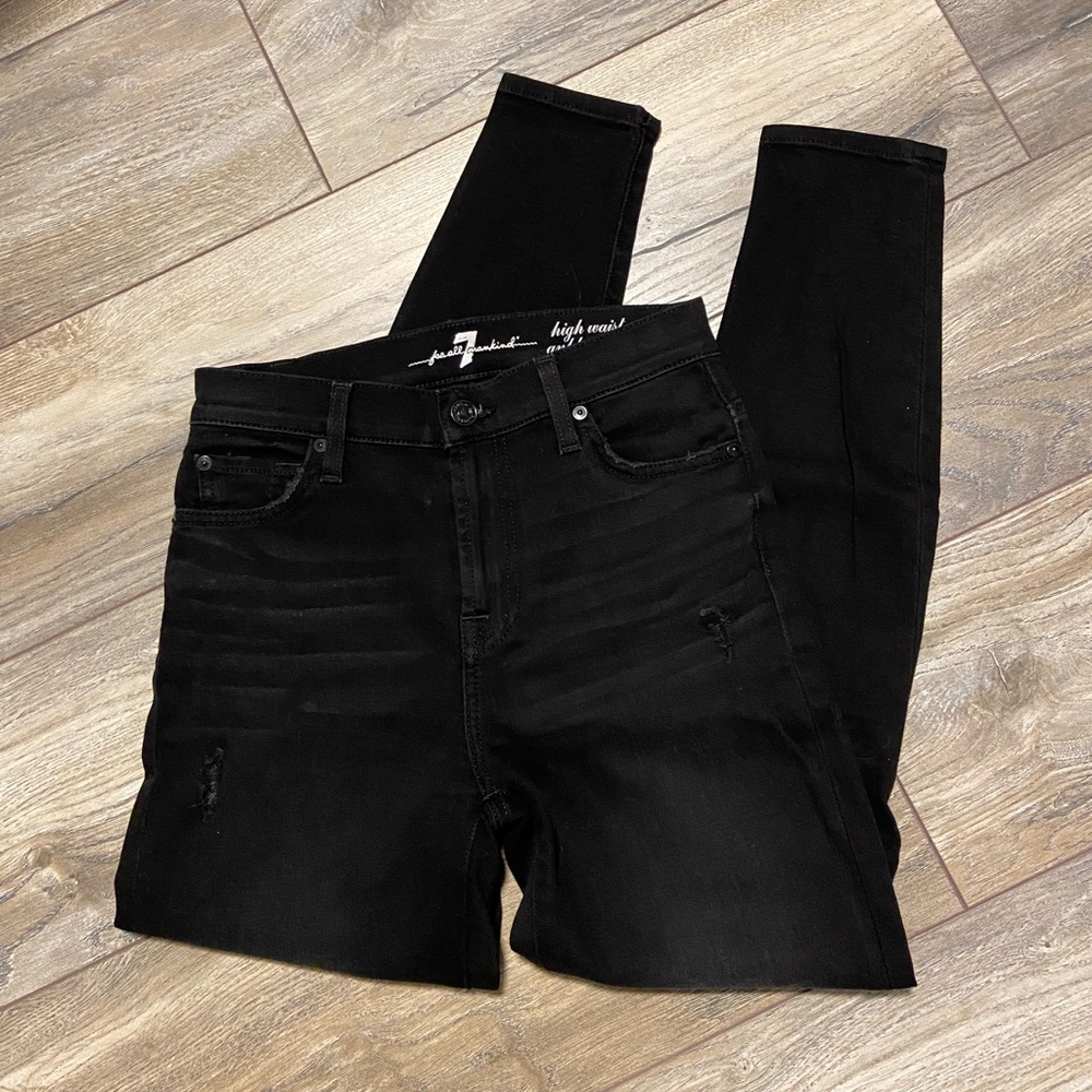 7 for all mankind distressed jeans